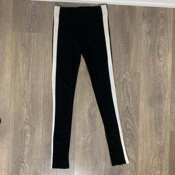 Aritzia Babaton Neil Tuxedo Leggings Stripes Pants High Waist Ponte Skinny Leg - Picture 6 of 13